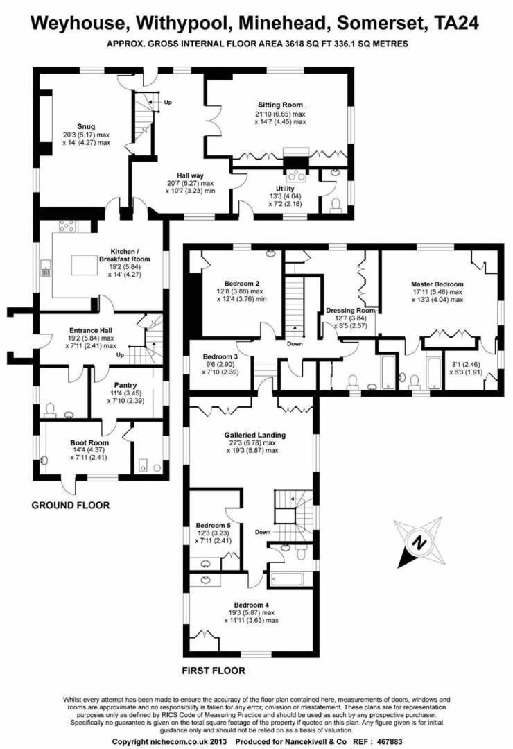 Villa Wey House Withypool Exterior foto